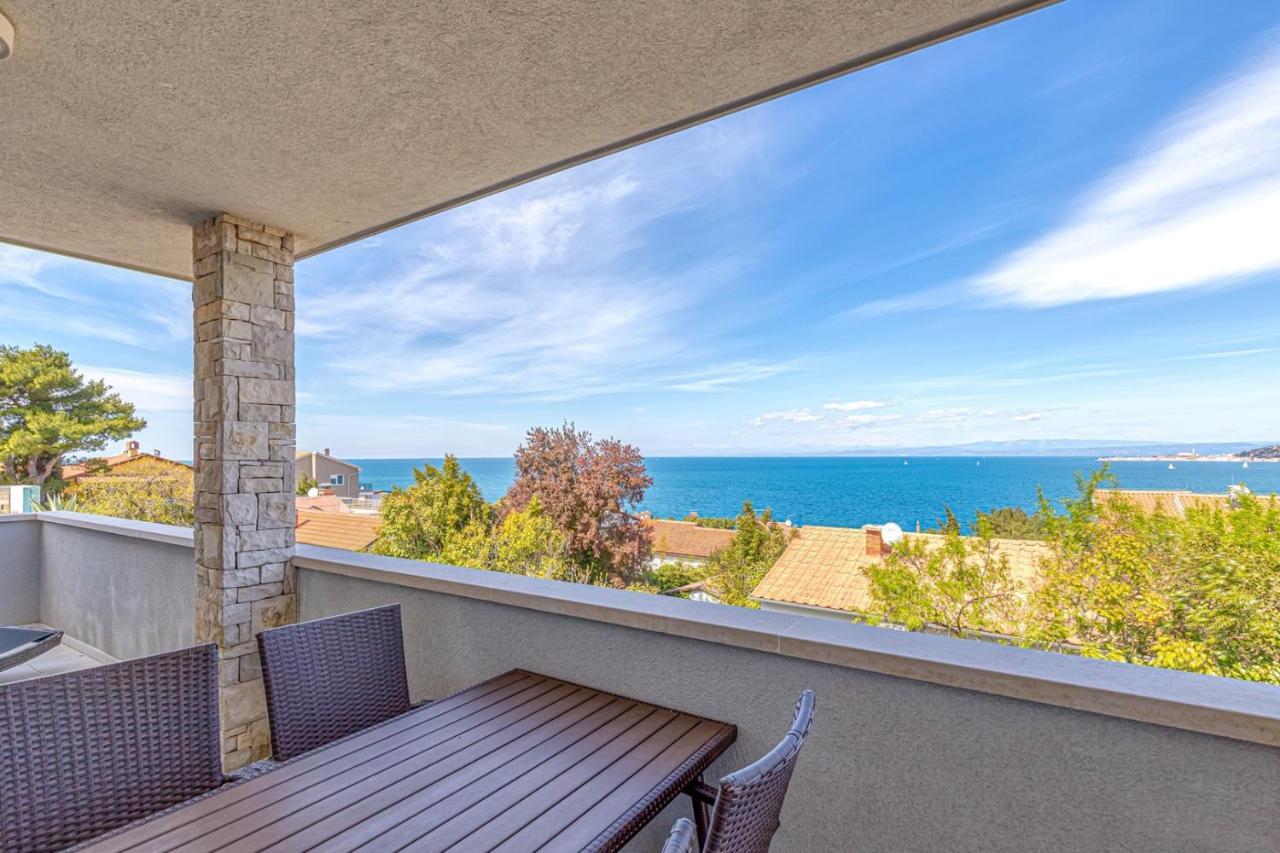Villa Milena With Pool And Sea View Crveni Vrh Buitenkant foto