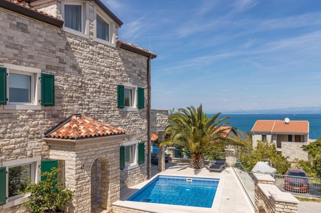 Villa Milena With Pool And Sea View Crveni Vrh Buitenkant foto